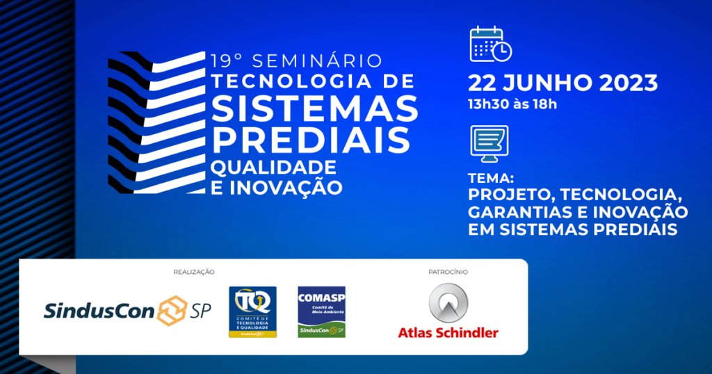 19º Seminário Tecnologia de Sistemas Prediais